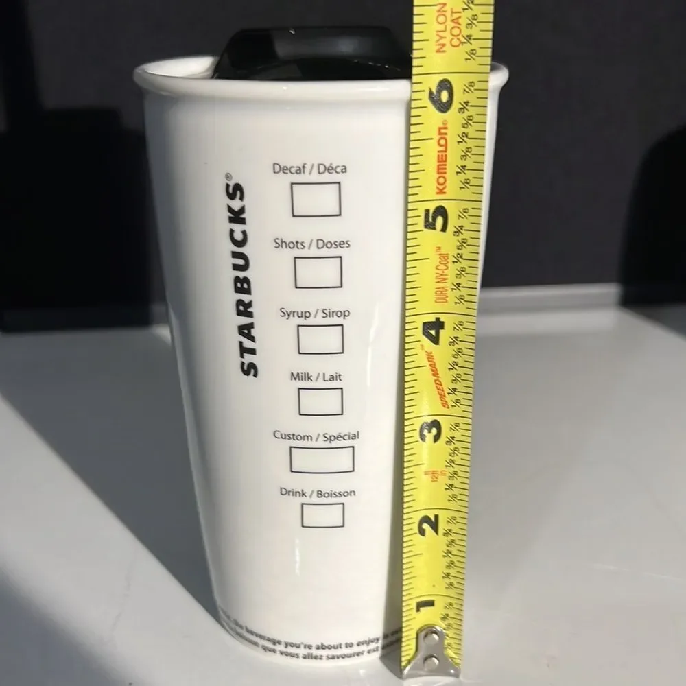 Starbucks 2011 Travel Mug with Lid 12oz